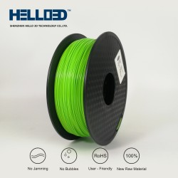 فیلامنت PLA برند HELLO 3D رنگ سبز 1.75mm فیلامنت PLA برند HELLO 3D رنگ سبز 1.75mm
