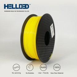 فیلامنت PLA برند HELLO 3D رنگ زرد 1.75mm فیلامنت PLA برند HELLO 3D رنگ زرد 1.75mm