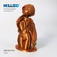 فیلامنت Silk-PLA برند HELLO 3D رنگ مس 1.75mm