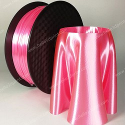 فیلامنت Silk-PLA برند HELLO 3D رنگ صورتی 1.75mm فیلامنت Silk-PLA برند HELLO 3D رنگ صورتی 1.75mm