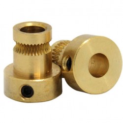 پولی اکسترودر MK8 شفت 5 میلیمتر مناسب برای فیلامنت 1.75 و 3 mm