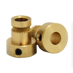 پولی اکسترودر MK8 شفت 5 میلیمتر مناسب برای فیلامنت 1.75 و 3 mm پولی اکسترودر MK8 شفت 5 میلیمتر مناسب برای فیلامنت 1.75 و 3 mm