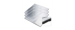 پنبه نسوز جهت عایق کردن هیت بد  با فول آلومینیومی سایز 200x200x10 میلی متر