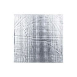 پنبه نسوز جهت عایق کردن هیت بد  با فول آلومینیومی سایز 300x300x10 میلی متر پنبه نسوز جهت عایق کردن هیت بد  با فول آلومینیومی سایز 300x300x10 میلی متر