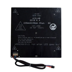 هیت بد(PCB Heated Bed) مدل A10-HB آلومینیومی سایز 235x235 میلی متر هیت بد(PCB Heated Bed) مدل A10-HB آلومینیومی سایز 235x235 میلی متر