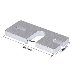 براکت آلومینیومی مناسب برای نگهداری هات اند E3D V6 براکت آلومینیومی مناسب برای نگهداری هات اند E3D V6