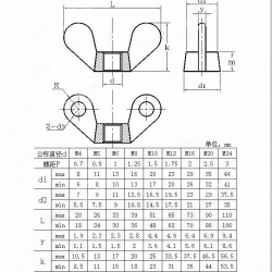 مهره خروسکی تنظیم هیت بد شماره M3