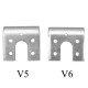 براکت آلومینیومی L شکل مناسب برای نگهداری فن هات اند E3D V5