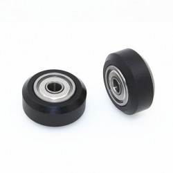 چرخ V جنس POM با دو عدد بلبرینگ Openbuilds POM V small wheel - MR105ZZ چرخ V جنس POM با دو عدد بلبرینگ Openbuilds POM V small wheel - MR105ZZ