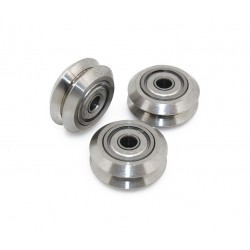 چرخ DUAL V جنس استیل با دو عدد بلبرینگ Openbuilds stainless steel V wheel - 625zz چرخ DUAL V جنس استیل با دو عدد بلبرینگ Openbuilds stainless steel V wheel - 625zz