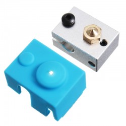 پوشش سیلیکونی محفظه آلومینیومی هیتر مخصوص E3D V6 پوشش سیلیکونی محفظه آلومینیومی هیتر مخصوص E3D V6