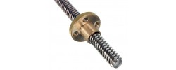 لید اسکرو T8 با مهره - 400 میلی متری - T8 LEAD SCREW